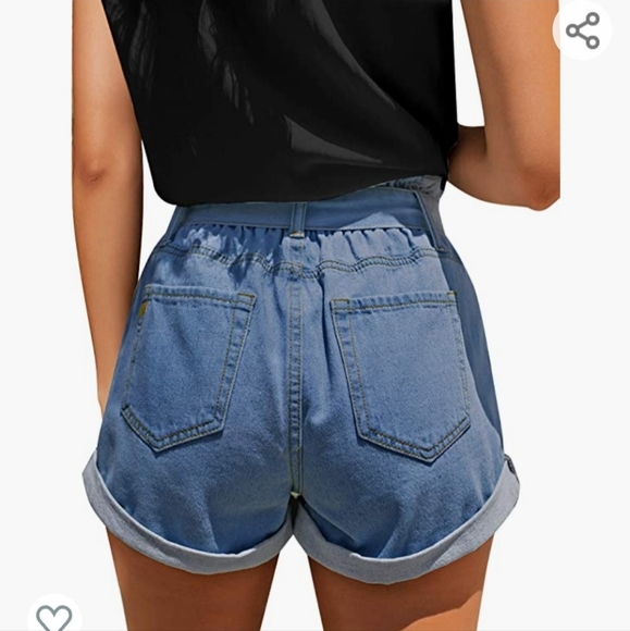 Women's jean shorts - Picture 2 of 6